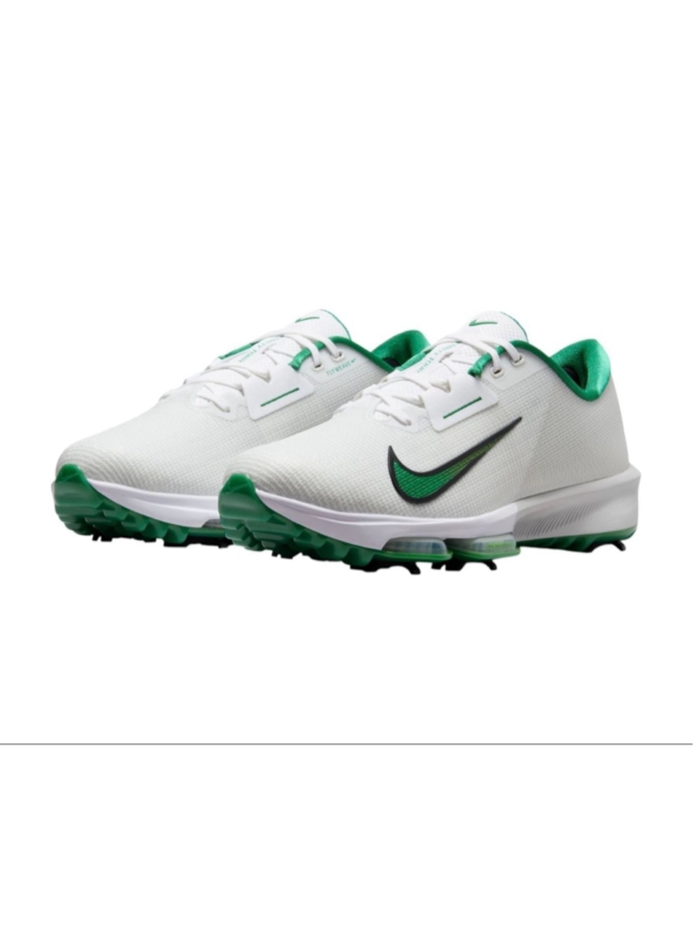 Nike Air Zoom Infinity Tour 2 Golf Shoes White Malachite Men's Size 9 NWT